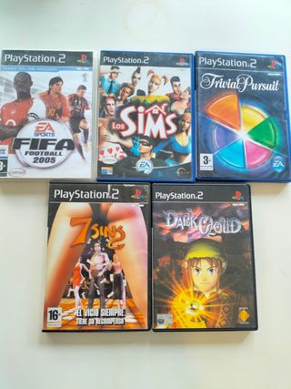 Pack PS2 slim-juegos-mandos-memory card
