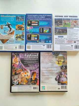 Pack PS2 slim-juegos-mandos-memory card
