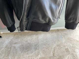 chaqueta de cuero negro Pepe Jeans hombre