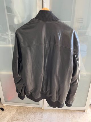 chaqueta de cuero negro Pepe Jeans hombre