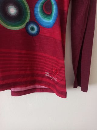 Camiseta manga larga Desigual roja