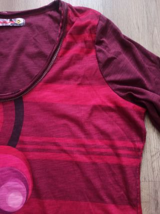 Camiseta manga larga Desigual roja