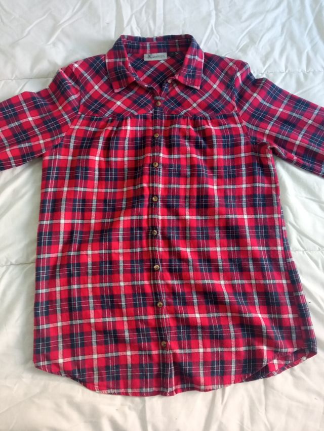 Camisa cuadros m/l