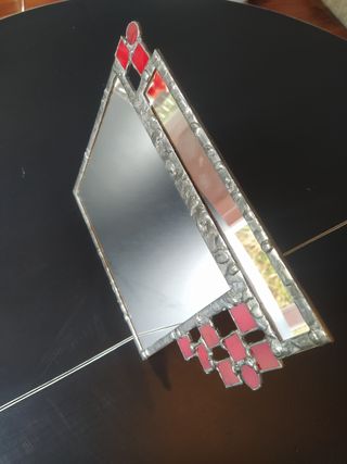 Espejo artesano para mesa
