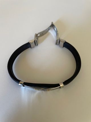 braccialetto uomo cacciu e acciaio 