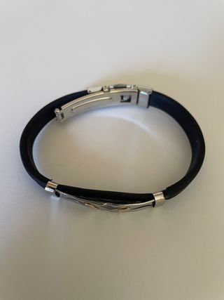 braccialetto uomo cacciu e acciaio 
