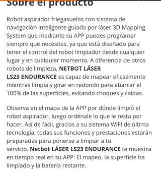 LS23 Robot aspirador friegasuelos