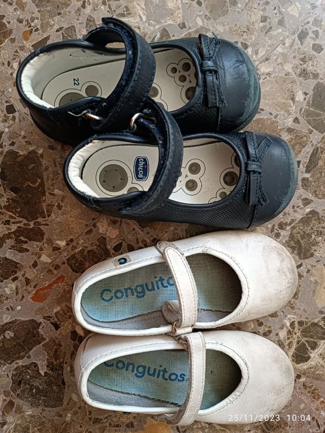 Lote zapatos varias tallas bebe