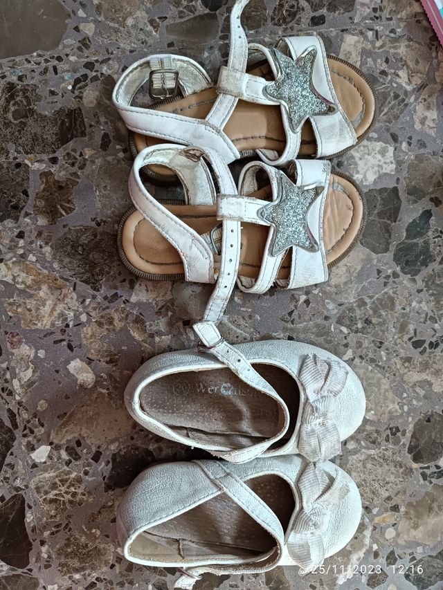 Lote zapatos varias tallas bebe