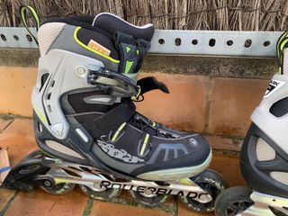 Patines ROLLERBLADE con protecciones y bolsa 