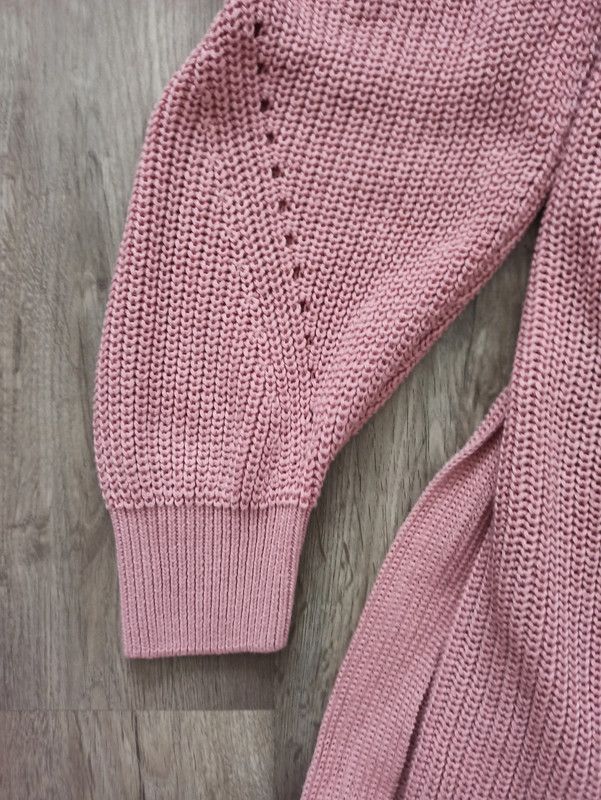 Chaqueta larga rosa H&M talla M