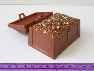 COFRE DE TESORO PARA JUEGO DE PIRATAS