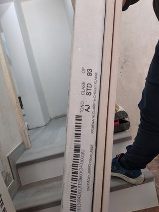 Azulejo pared blanco rectificado