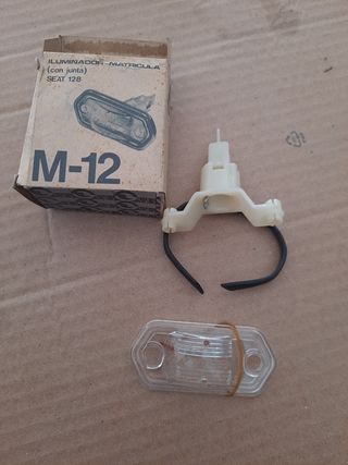 SEAT 128,piloto luz matricula
