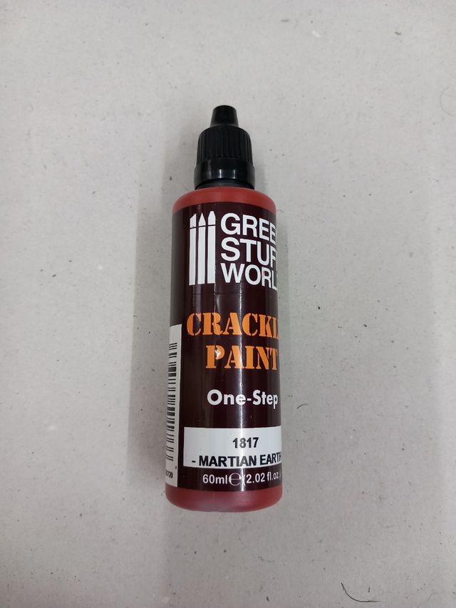 Pintura craqueladora - Martian earth