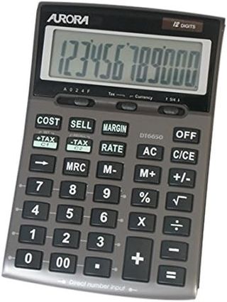 Calculadora Aurora DT-152 - , color gris oscuro