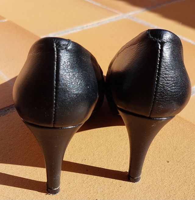 Zapatos piel negro