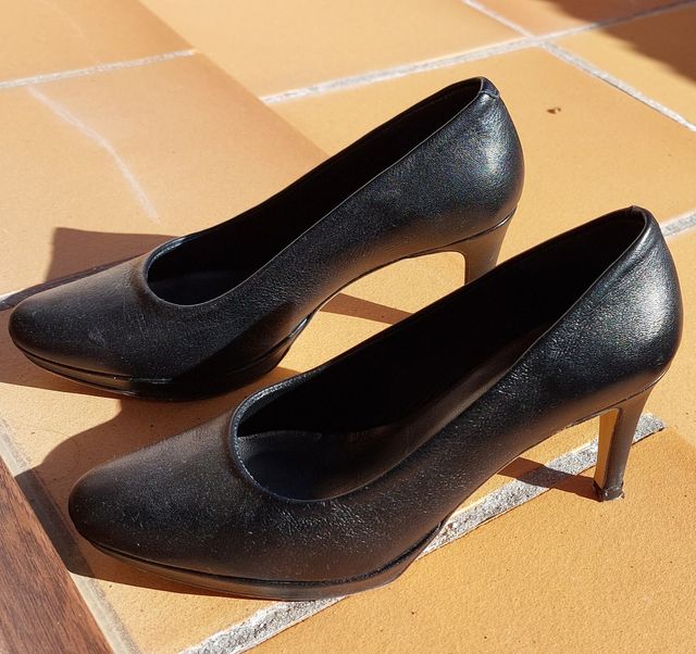 Zapatos piel negro