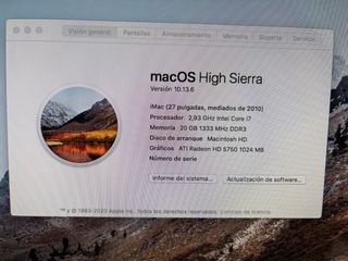 iMac 27" med 2010
