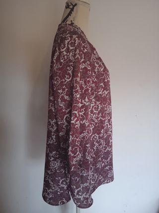 Blusa Deluxe granate T48. A estrenar.