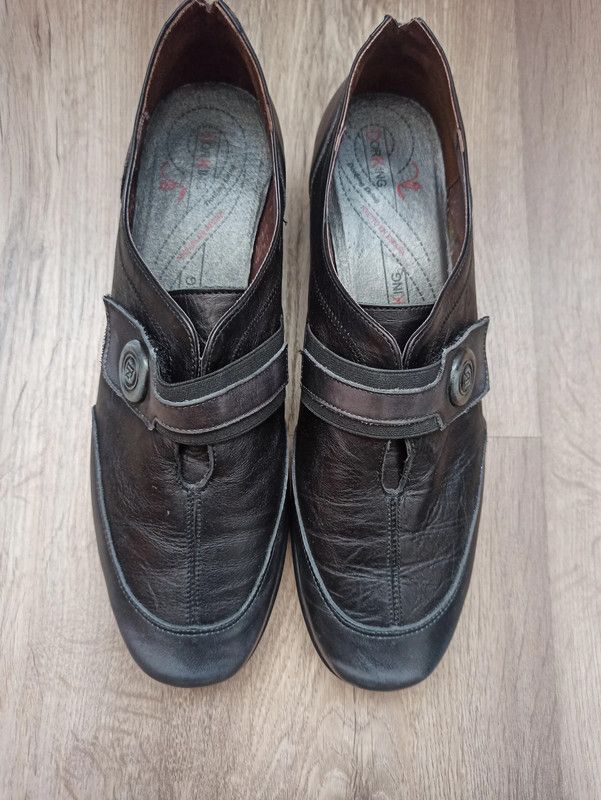 Zapatos de piel Dorking negros 41