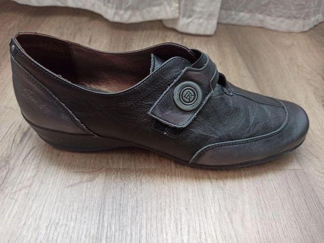 Zapatos de piel Dorking negros 41