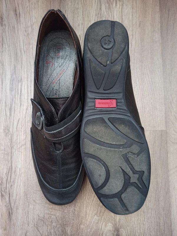 Zapatos de piel Dorking negros 41