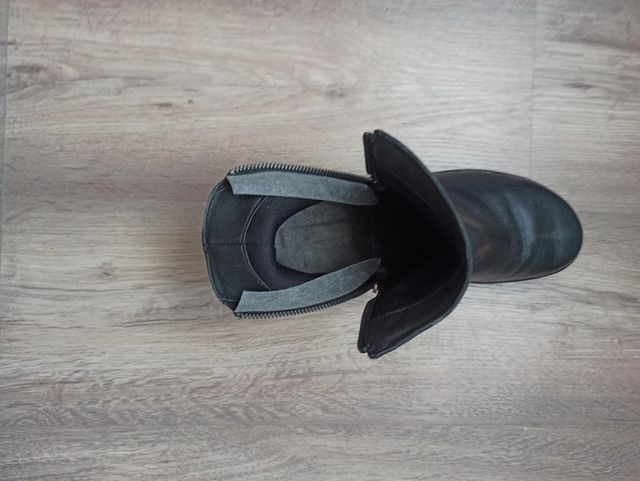 Botines de piel cremallera María Jaén talla 41