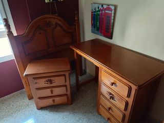 Escritorio + Mesa de noche + cabecero