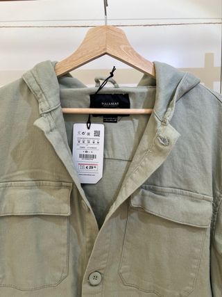 Chaqueta hombre verde mint