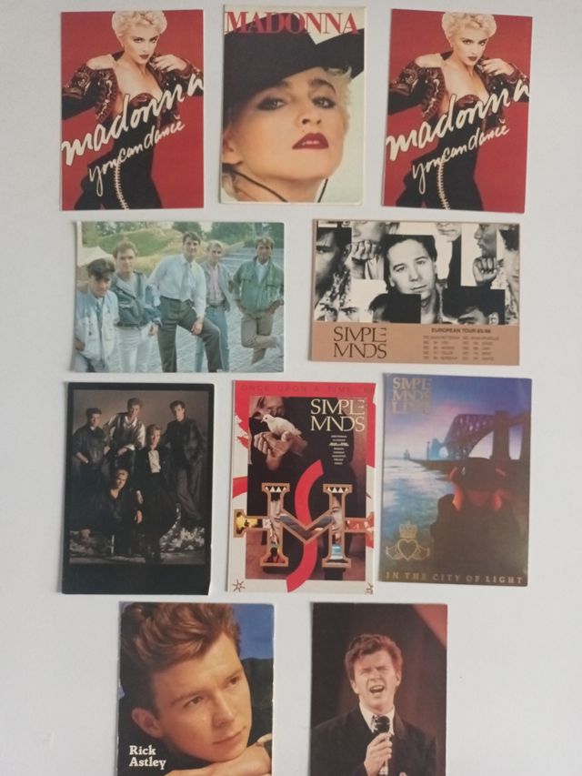 CARTOLINE POP E ROCK