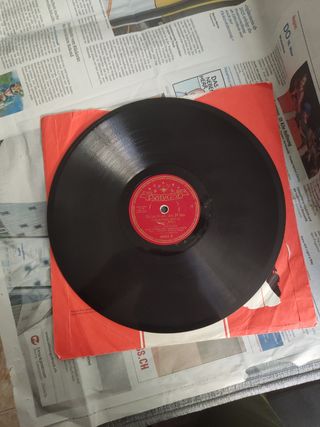 Disco pizarra 78rpm Lale Andersen