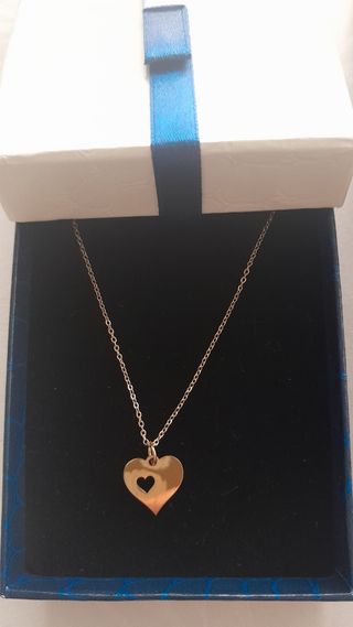 Cadena con colgante acero inoxidable.