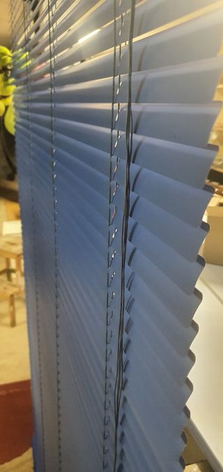 Tenda veneziana in alluminio blu 2Ud.