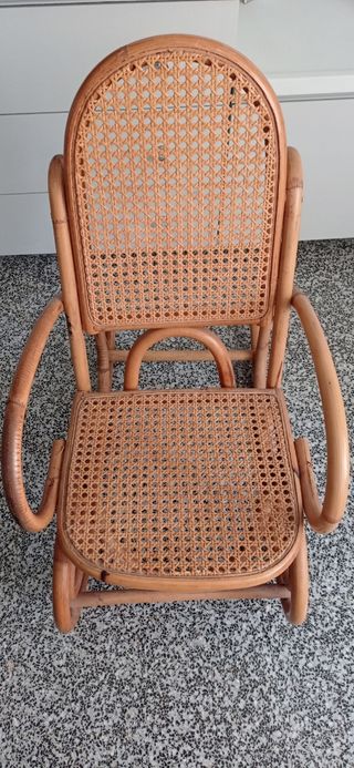 Mecedora mimbre