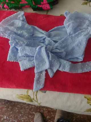 Top y falda pantalón corto talla L