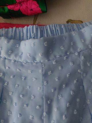 Top y falda pantalón corto talla L