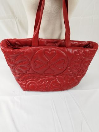 Bolso shopper desigual rojo 