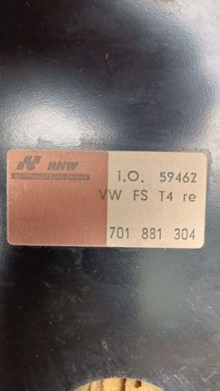 Asiento Mercedes Vito