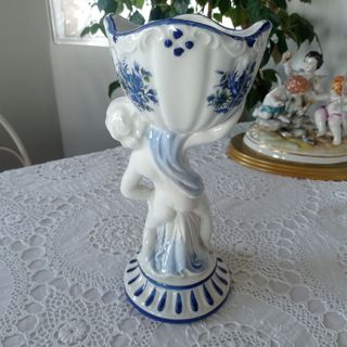 Jarrón figura Capodimonte