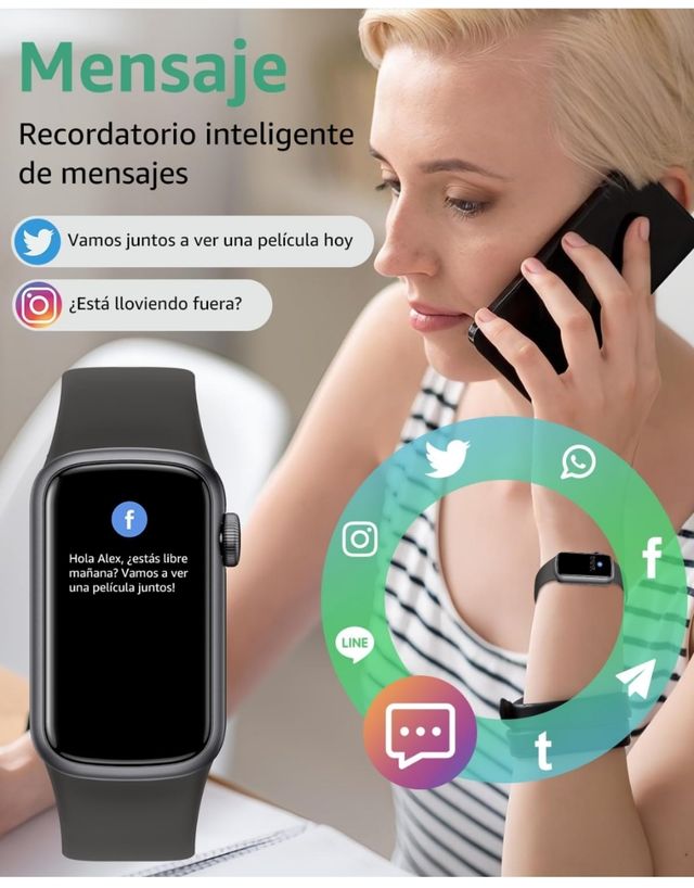 ✅reloj inteligente nuevo a estrenar ✅