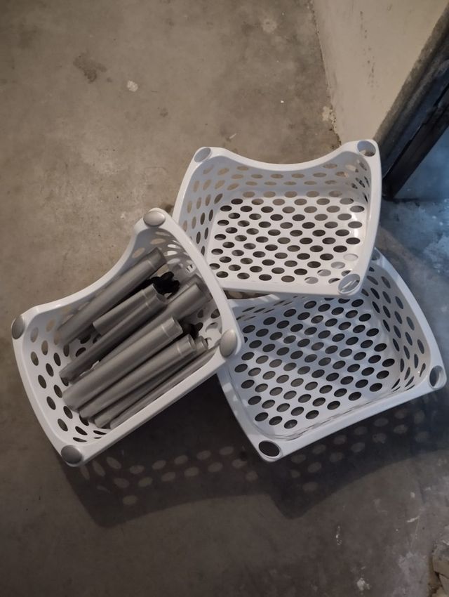 Carrito almacenaje plástico