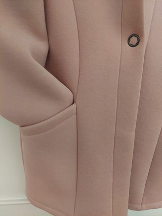 Chaqueta cárdigan rosa malva 40