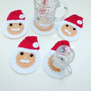 Sottobicchieri babbo natale 