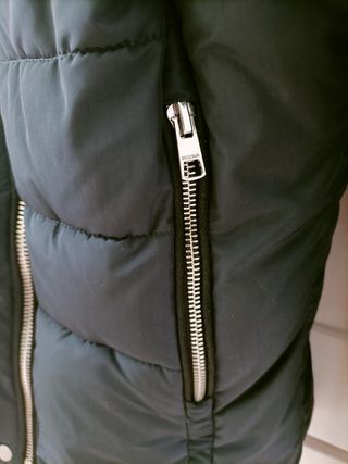 Abrigo plumifero talla S Bershka navy