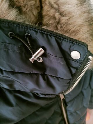 Abrigo plumifero talla S Bershka navy