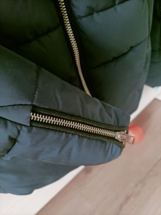 Abrigo plumifero talla S Bershka navy