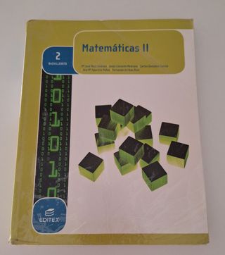 Libro Matemáticas II 2 bachillerato