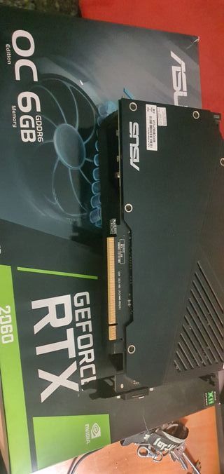 Tarjeta Asus Dual geforce rtx2060 OC 6gb gddr6
