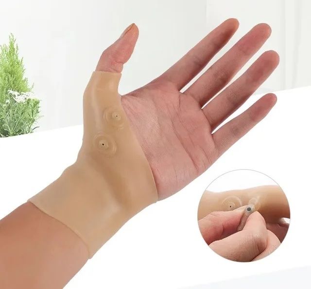 Rodillera de terapia magnética y muñeca